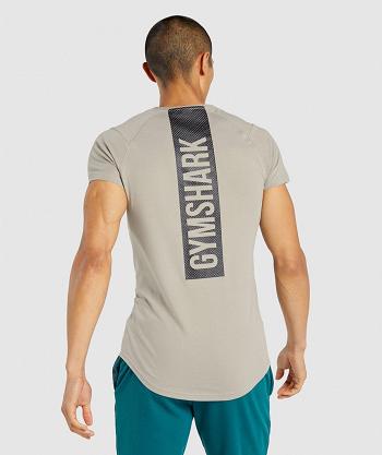 T Shirts Męskie Gymshark Bold Szare | PL 3856CTV